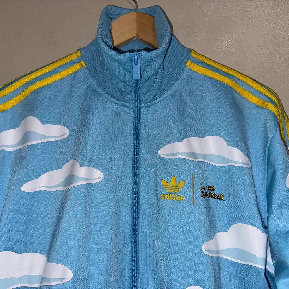 Adidas x Simpsons Firebird Cloud Original Track Jacket Men's Size S IM8031 NEW - Picture 2 of 9